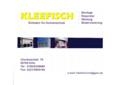Kleefisch Rolladen u. Sonnenschutz