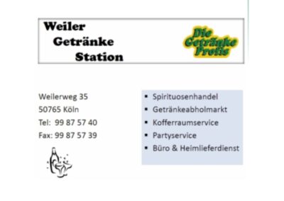 Weiler Getränke Station